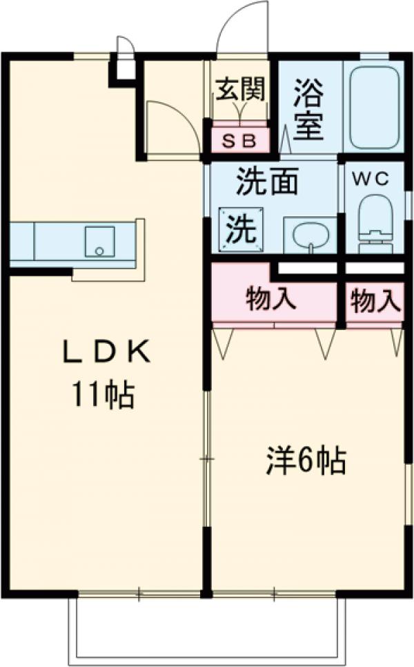 メテオール2の間取り