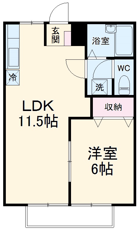 シティハイツエムの間取り
