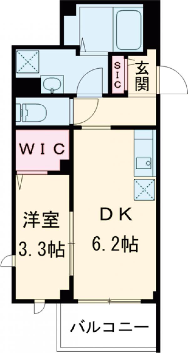 ラシーネ武蔵小山の間取り