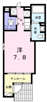 ピースフルⅡの間取り