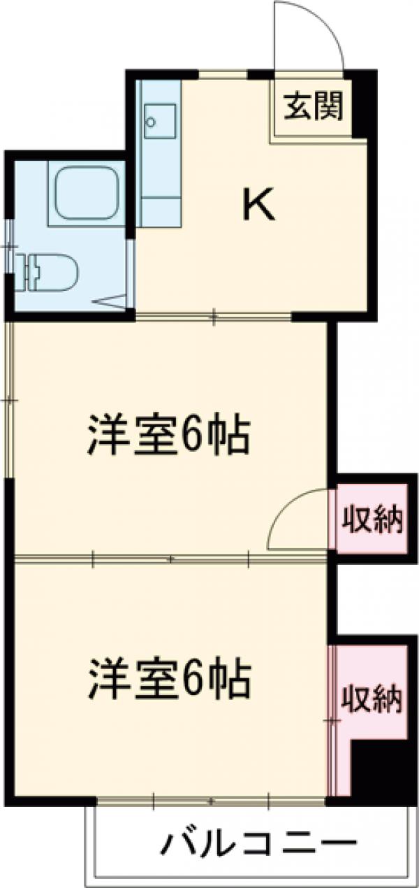 小菅マンションの間取り