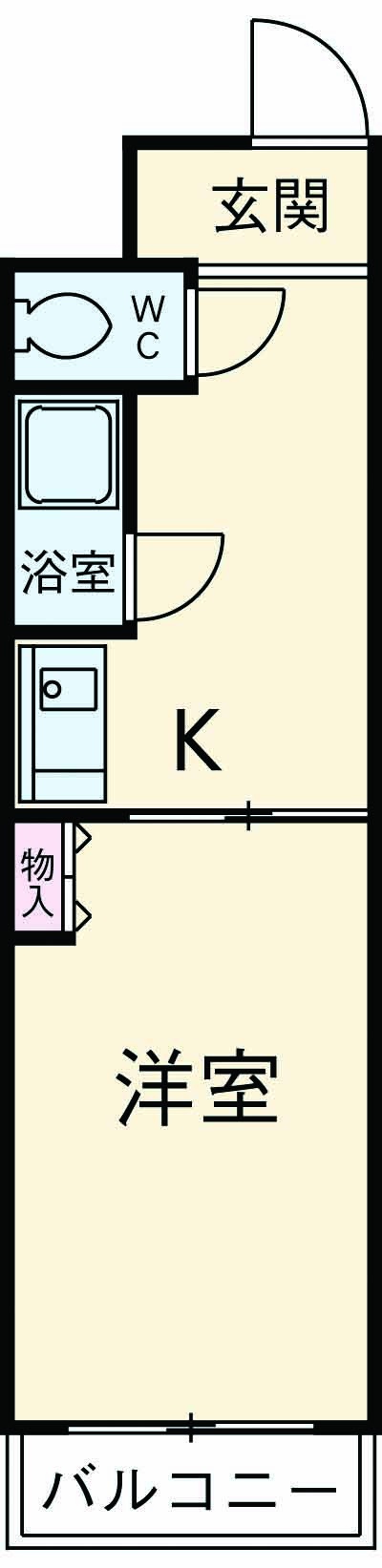 アイルーム四日市白須賀の間取り