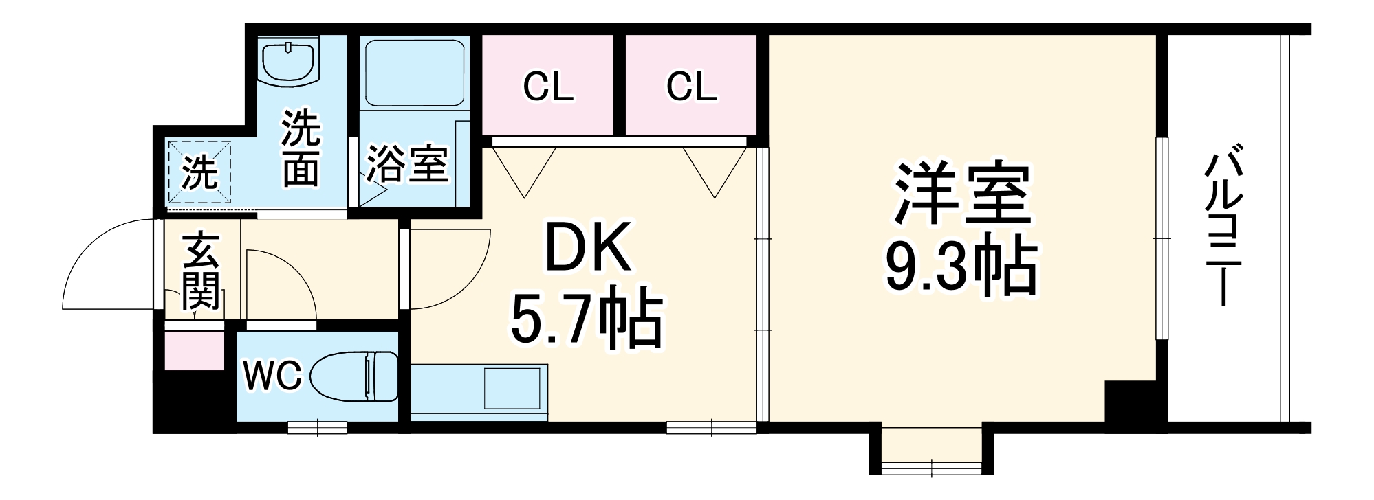 エスポアール春日井の間取り