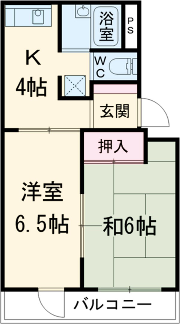 メゾン吉野の間取り
