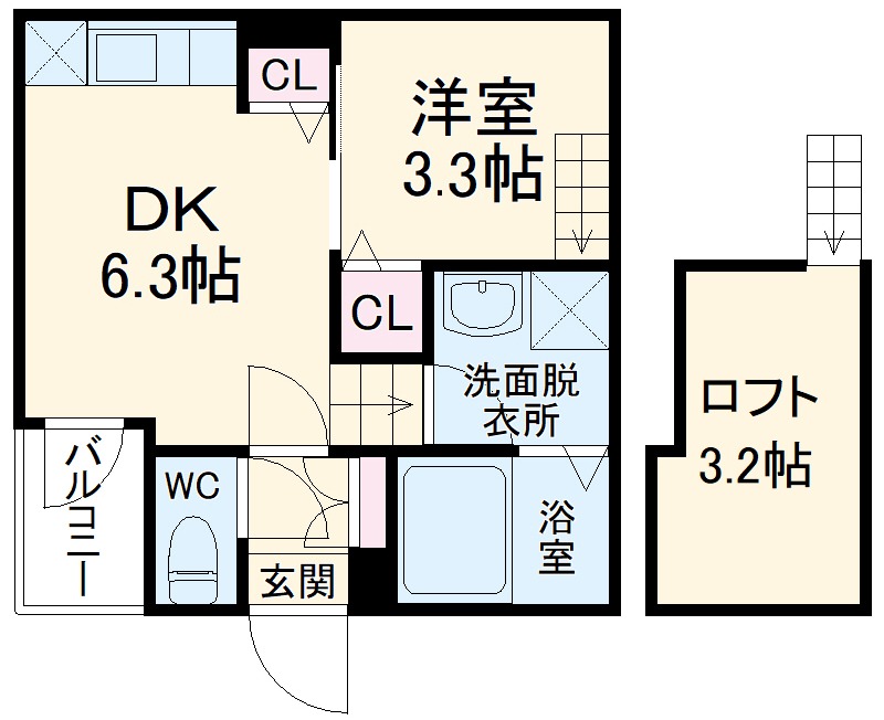 スカイキャッスルⅡの間取り