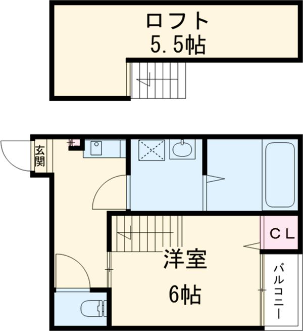 ハーモニーテラス十番Ⅳの間取り