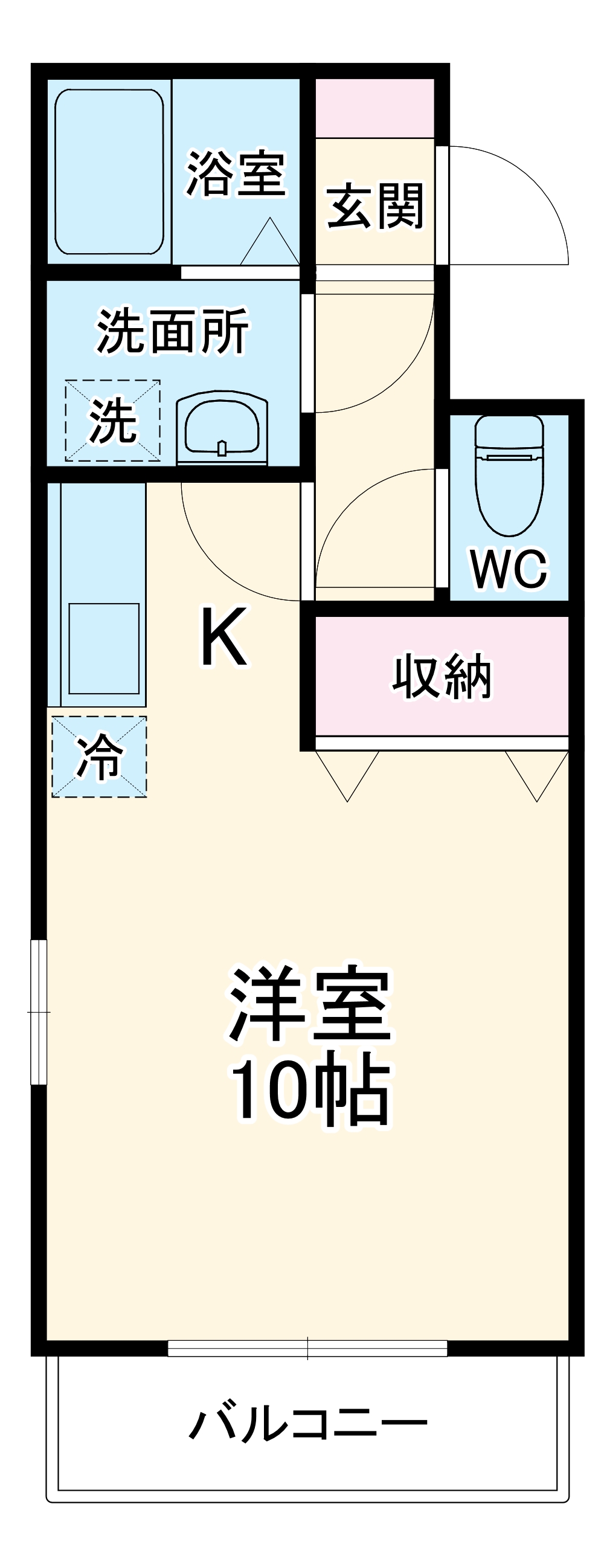 アムールセゾンの間取り