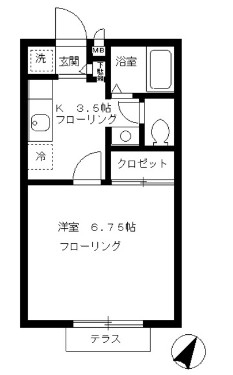 グリーンハイム(東が丘)の間取り