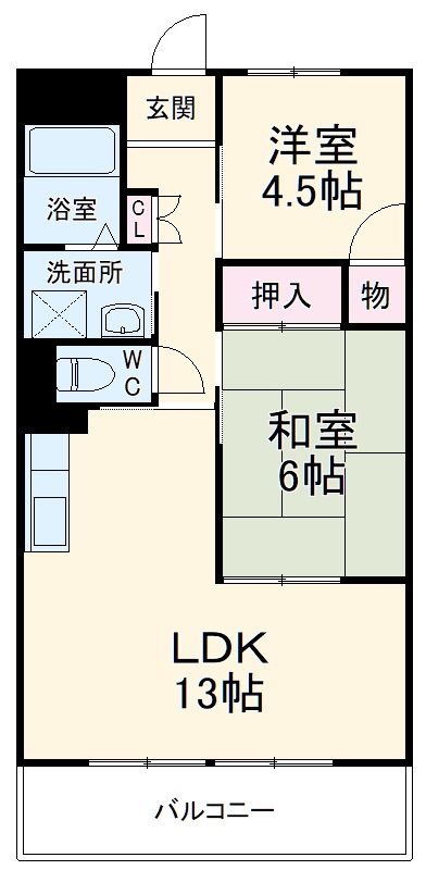 アルカディアの間取り