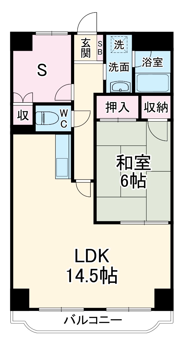 マイメゾン湘南一番館の間取り