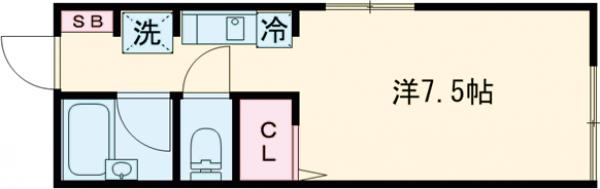 フロンティア桜新町の間取り