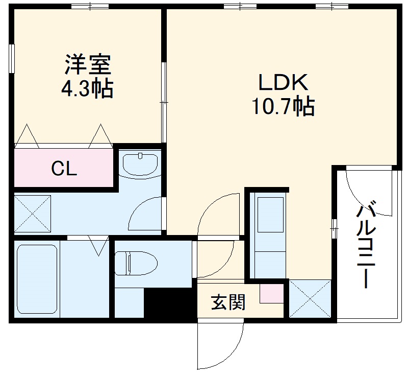 Cherim八田 WESTの間取り