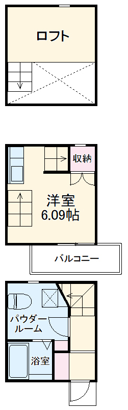 アースクエイク花塚の間取り