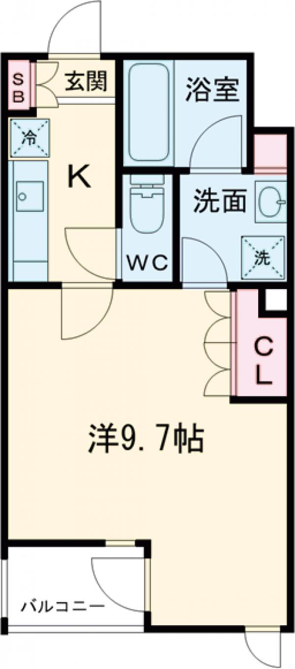 ゼルコバ上高井戸の間取り