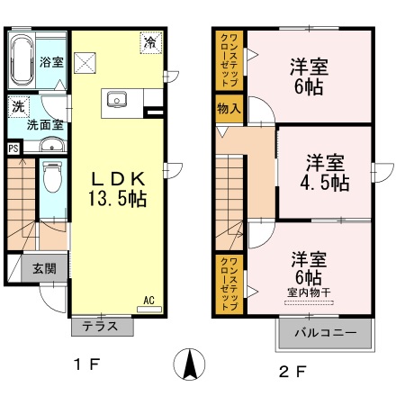 ラフィーナの間取り