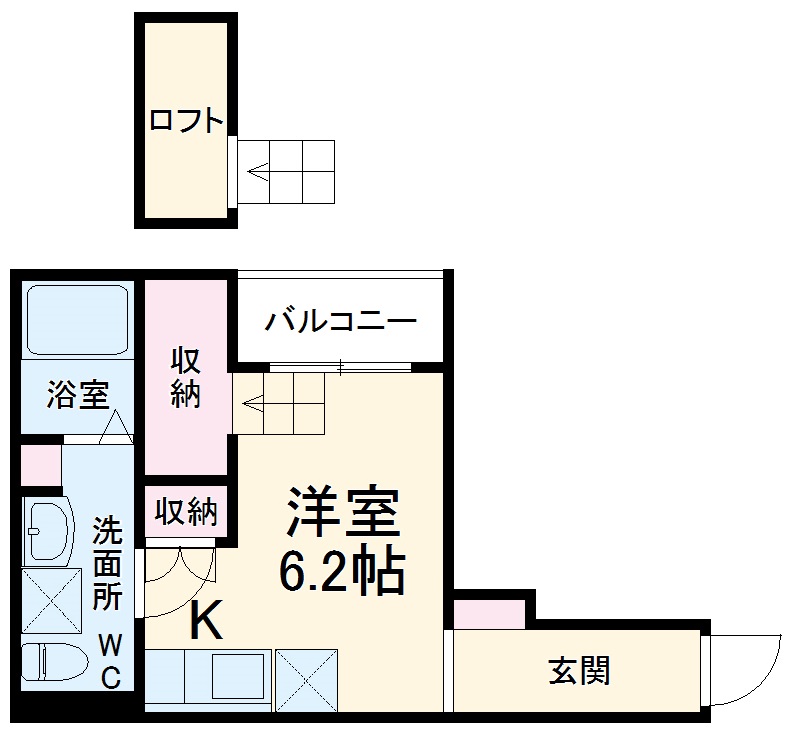 LE COCON東中島町の間取り