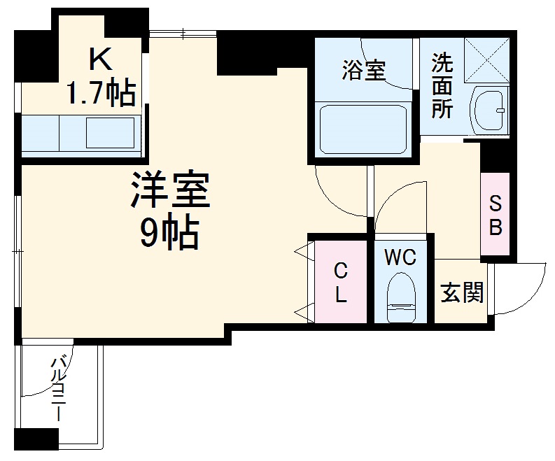 ロアール二子町の間取り