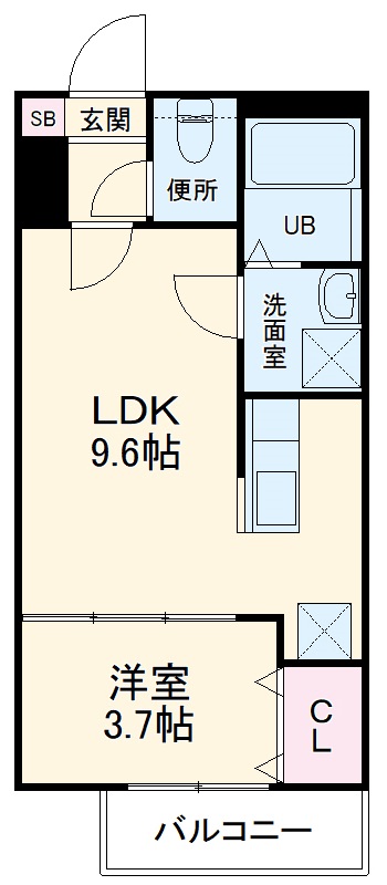 レガーロ荒子の間取り