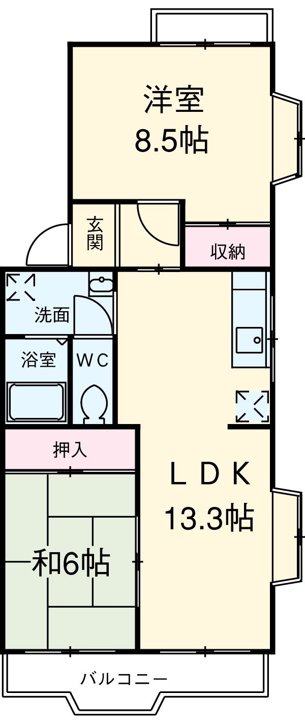メゾン福谷2の間取り