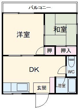 もり荘の間取り