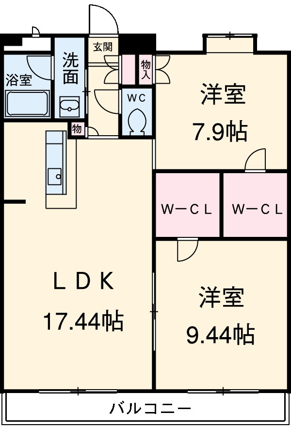 ASレジデンス四日市の間取り