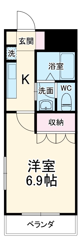 アンディ湘南の間取り