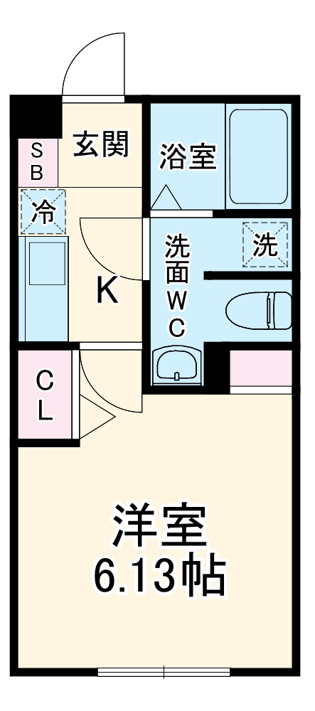 アムール踊場の間取り
