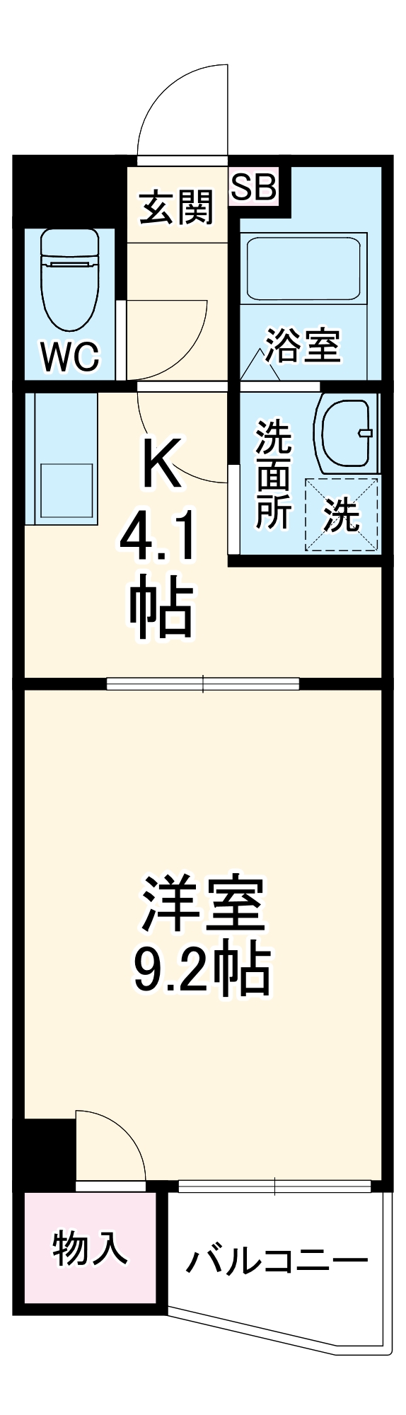 カサヴェルデの間取り
