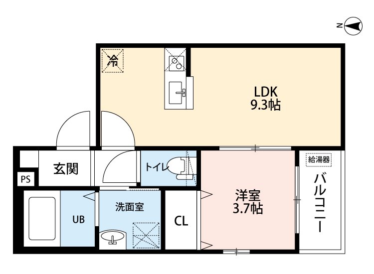 シャンテ六番町の間取り