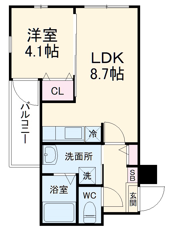MOVE山王 WESTの間取り