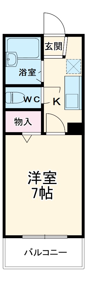 ディアコートNの間取り