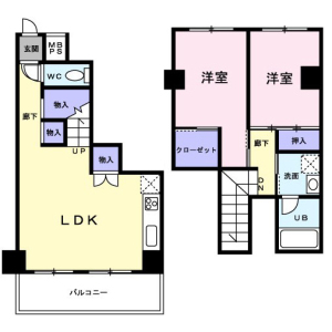 ウィペット・スクエアの間取り