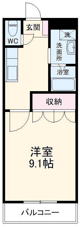 パラシオン平塚の間取り