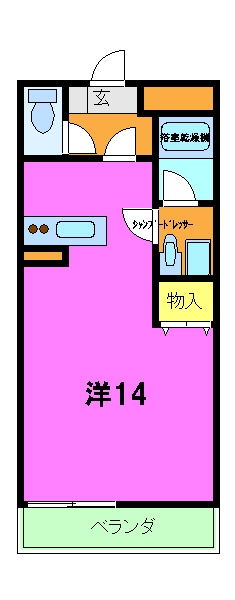 シャルレ11番館の間取り