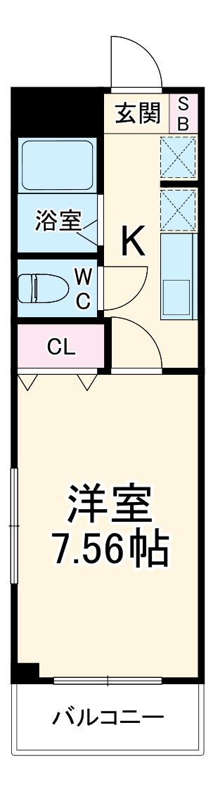 JC SOUTH SHIKI 2932の間取り