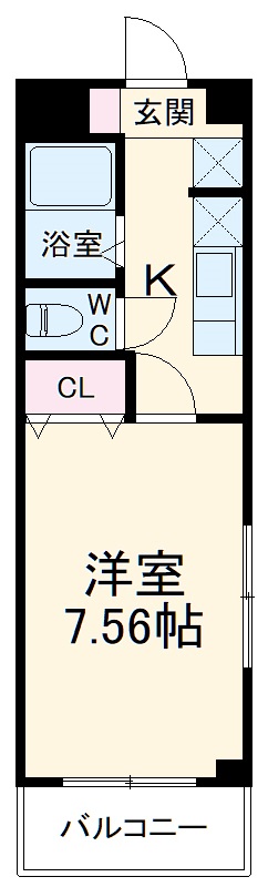 JC SOUTH SHIKI 2932の間取り