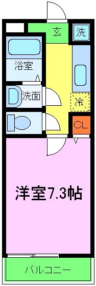 ラ・ユーミン松之浜の間取り