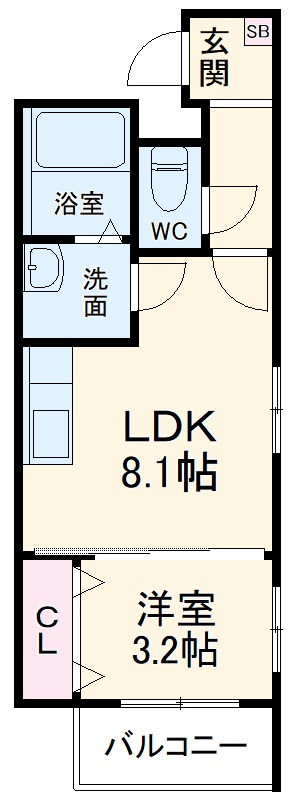 MOVE八田WESTの間取り