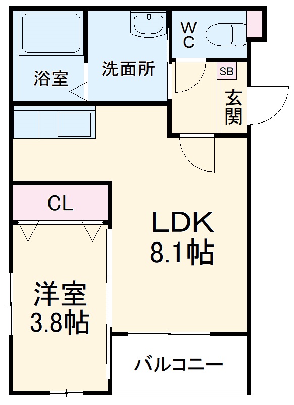 MOVE八田WESTの間取り