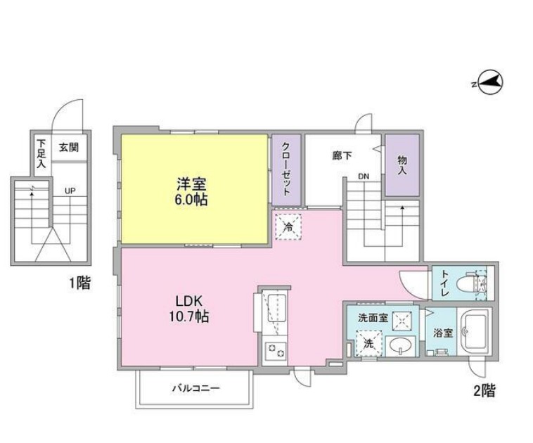 ハルシオンプレイスＥ棟の間取り
