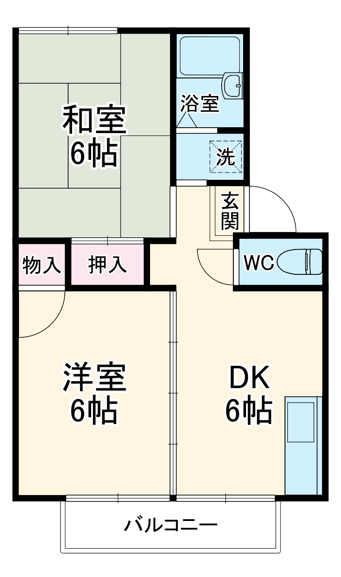 ハイツ早明の間取り