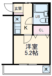 プレジール小本の間取り