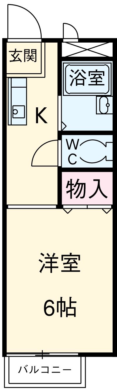 メゾンロレーヌの間取り