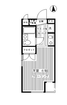 ファインコート等々力の間取り