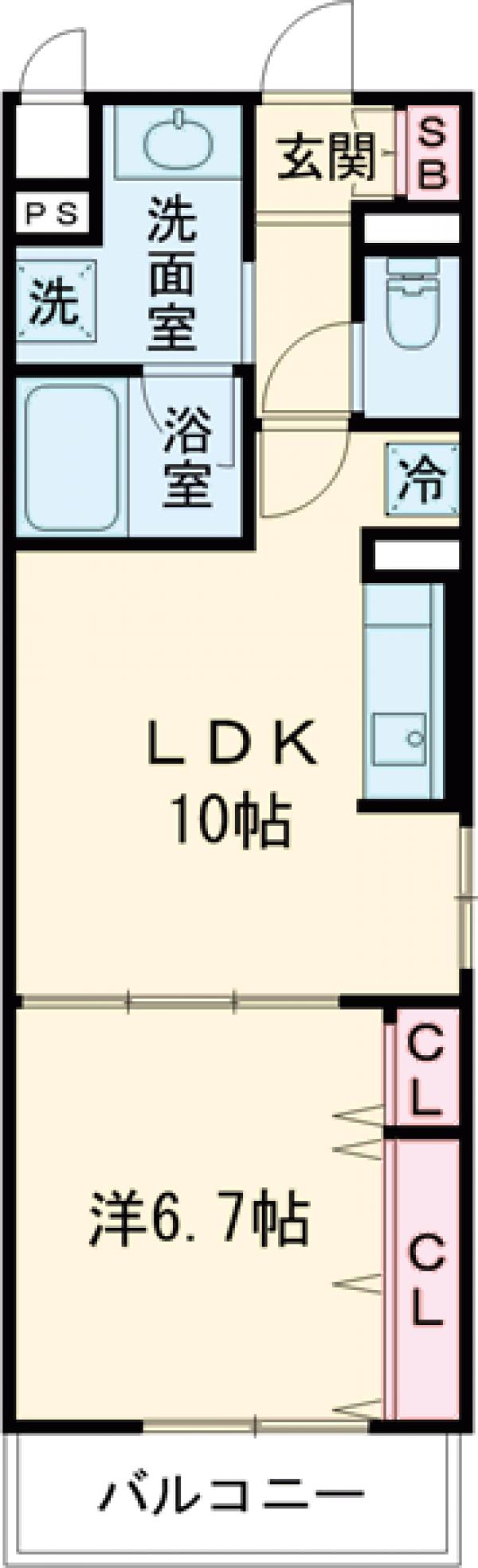 アーバンコート小山の間取り