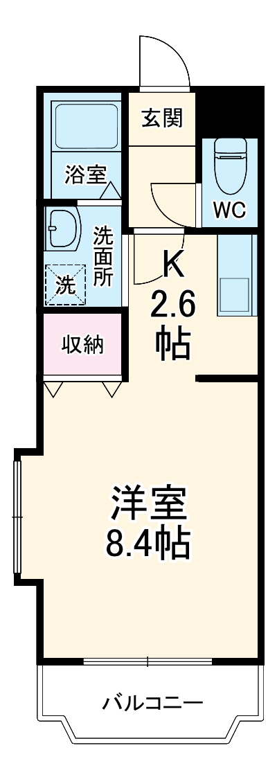 エクセレンスときわAの間取り