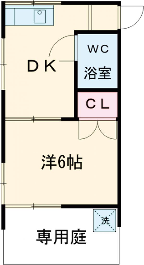 ハイツこももの間取り