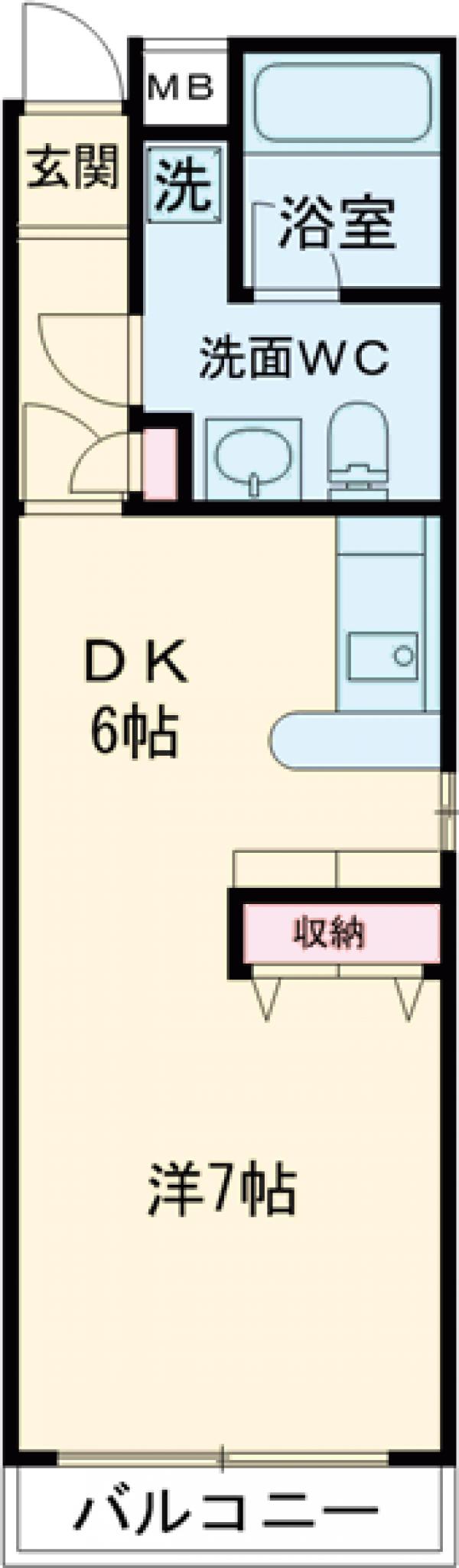 菱和パレス世田谷桜丘の間取り