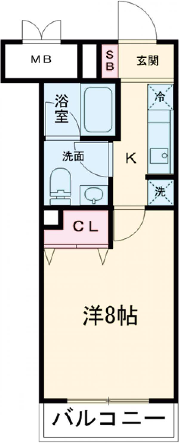 ジーリョ自由が丘の間取り