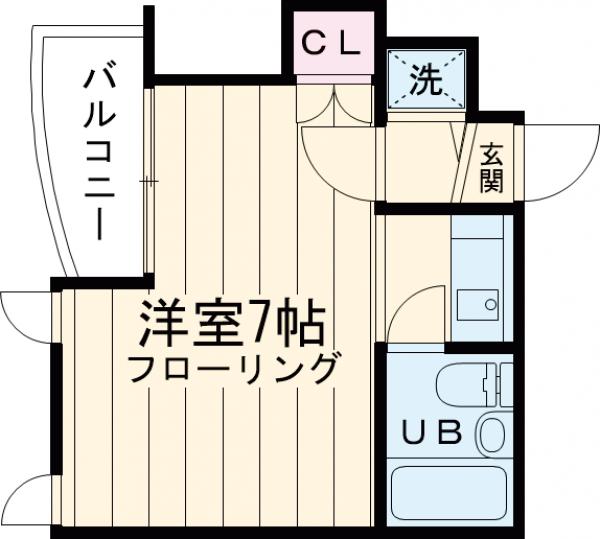 アレイYUの間取り